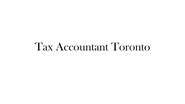 tax accountant toronto