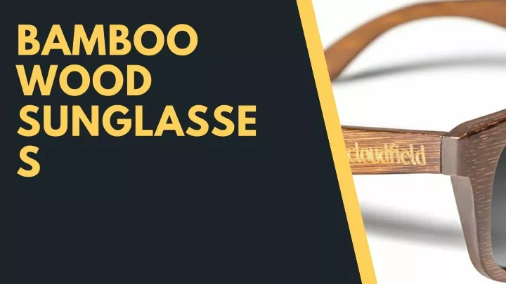 bamboo wood sunglasse s