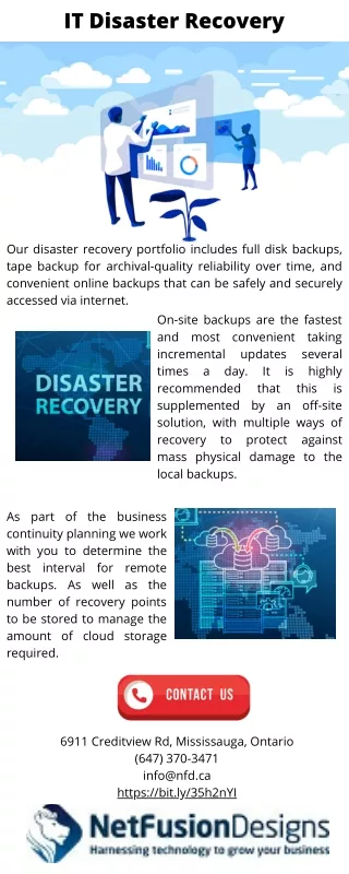 IT Disaster Recovery | Net Fusion Designs