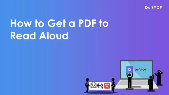 how to get a pdf to read aloud