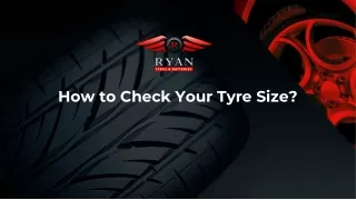 How to check your tyre size?