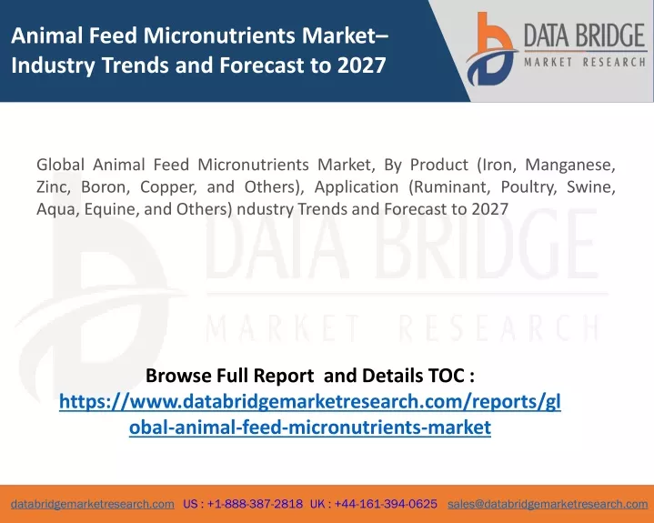 animal feed micronutrients market industry trends