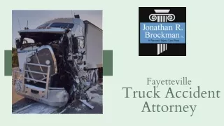 Fayetteville Truck Accident Attorney