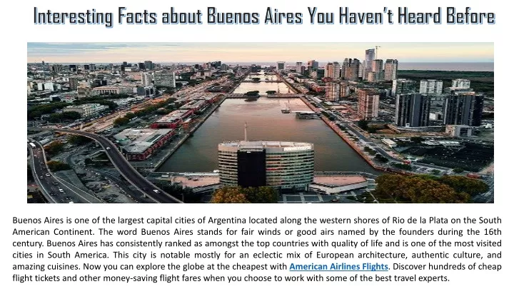 interesting facts about buenos aires you haven