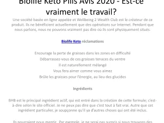 Biolife Keto Pilules, Bhb, Examen, Arnaque, Régime, 9 effets secondaires!