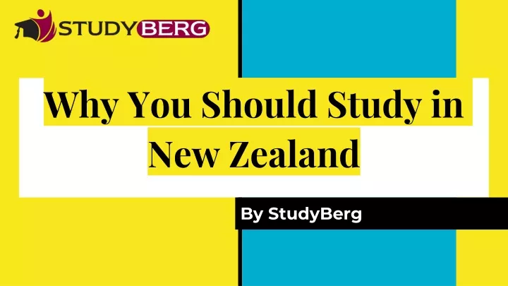 why you should study in new zealand