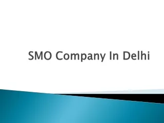 smo company in delhi