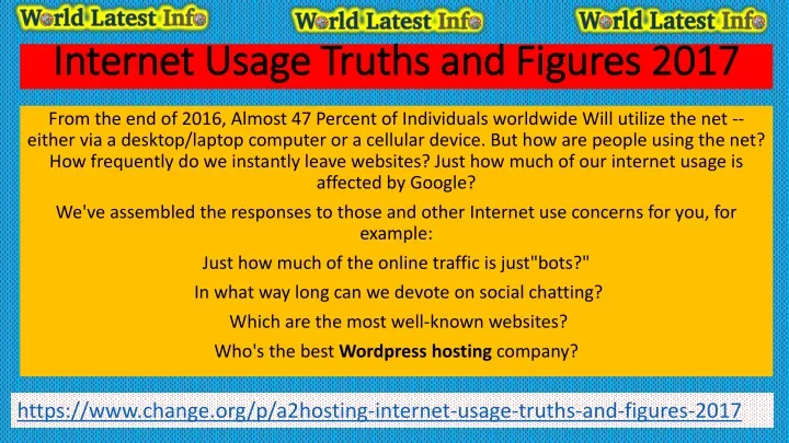 internet usage truths and figures 2017