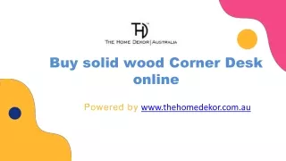 Buy solid wood Corner Desk online