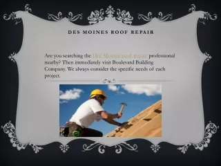 Roofing Companies Des Moines