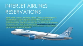 interjet airlines reservations