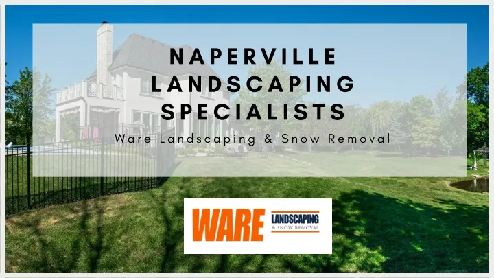 naperville landscaping speciali sts