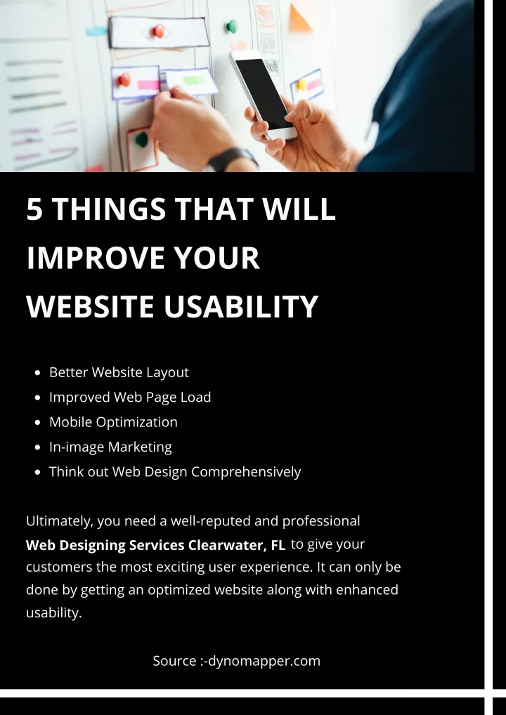 5 things that will improve your website usability