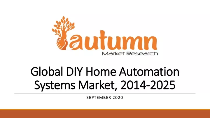 global diy home automation systems market 2014 2025
