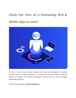 check out how ai is dominating web