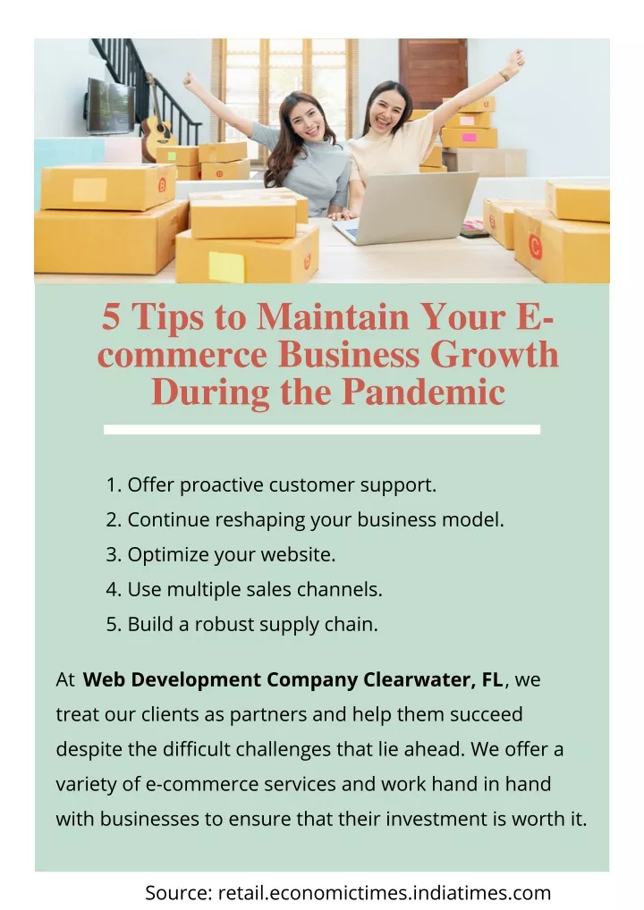 5 tips to maintain your e commerce business