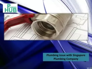 Plumbing issue with Singapore Plumbing Company