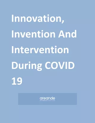 innovation invention and intervention during