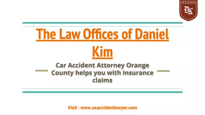 the law offices of daniel kim car accident