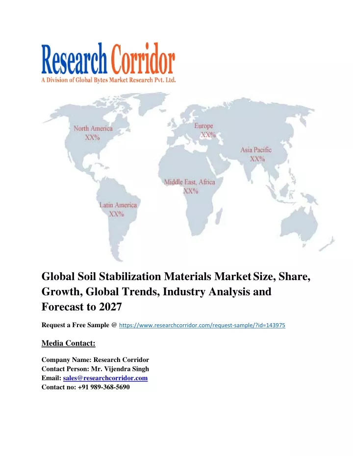 global soil stabilization materials market size