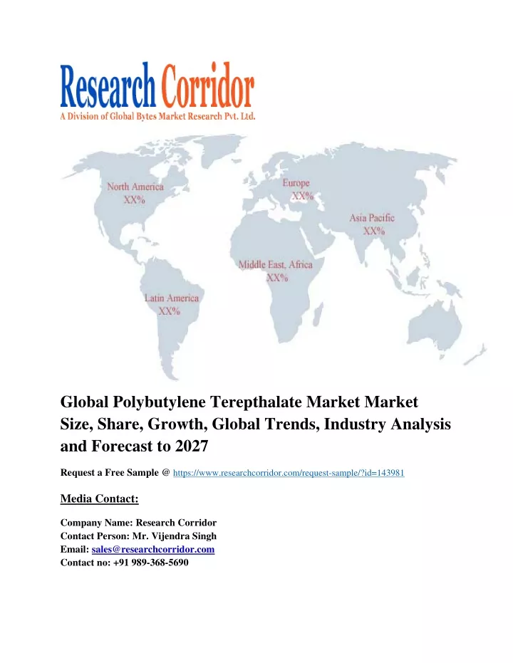 global polybutylene terepthalate market market