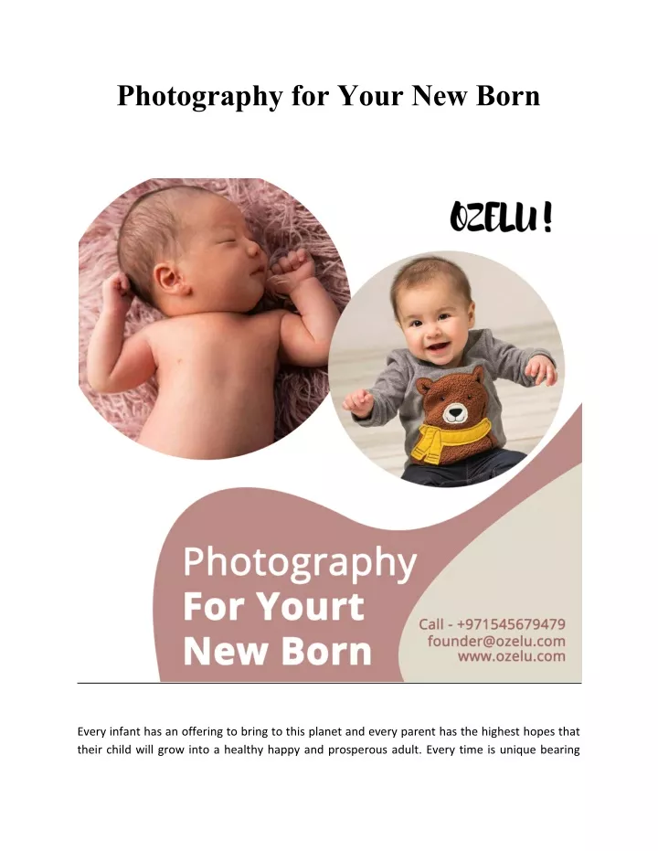 photography for your new born