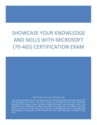 showcase your knowledge and skills with microsoft