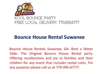 Bounce House Rental Suwanee