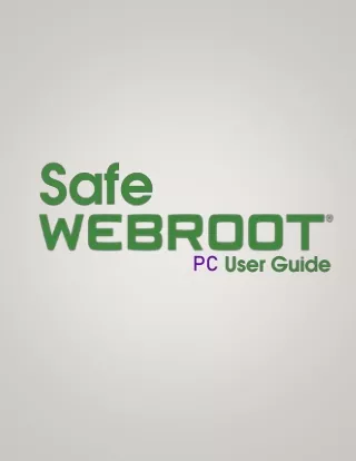 Download Webroot Secureanywhere PC User Guide