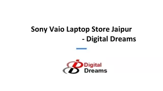 Sony vaio laptop in jaipur