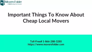 important things to know about cheap local movers