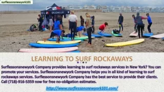 Get the Best Learning to Surf Rockaways New York