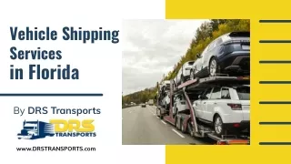 Vehicle Shipping Services in Florida - By DRS Transports
