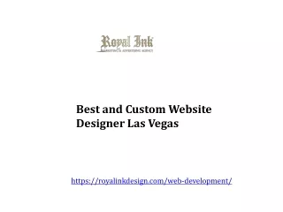 best and custom website designer las vegas