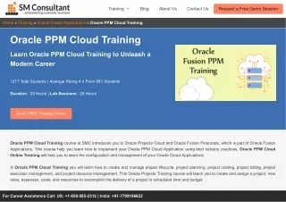 Oracle PPM Cloud Training