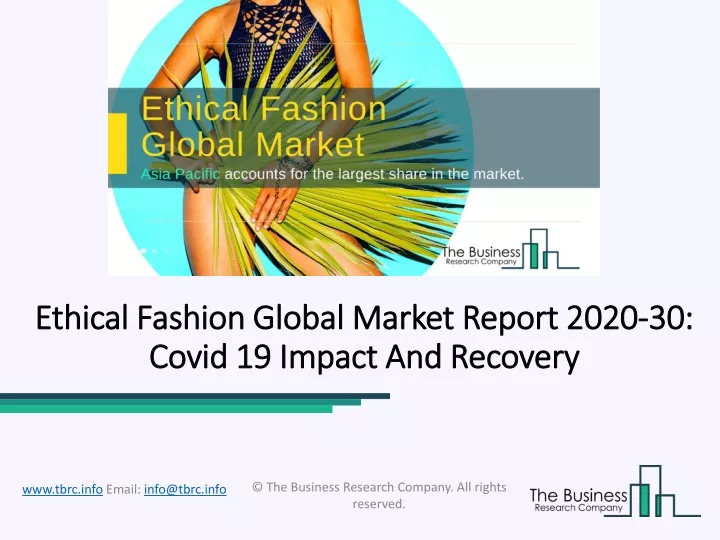 ethical fashion global market report 2020 ethical