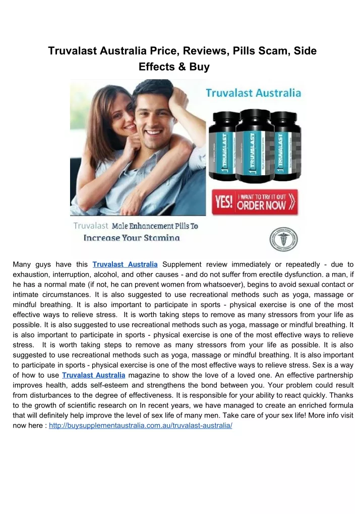 truvalast australia price reviews pills scam side