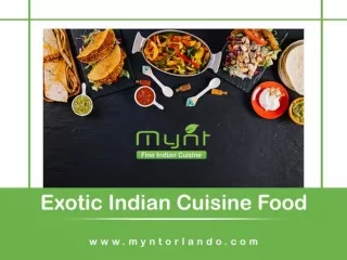 Best Indian Restaurants in Florida | Best Lunch Place in Winter park - Mynt Orlando