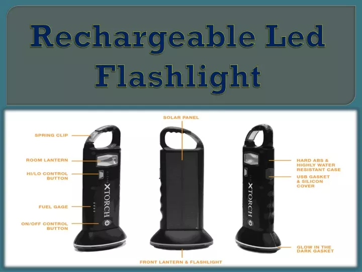 rechargeable led flashlight