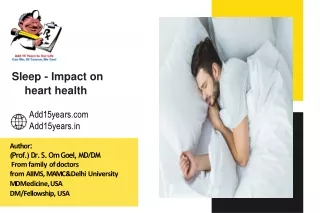 sleep impact on heart health