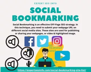 Best Social Bookmarking Site List in 2020 | Expert SEO Info