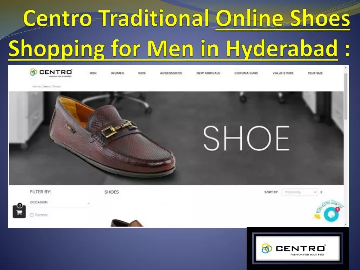centro traditional online shoes shopping for men in hyderabad