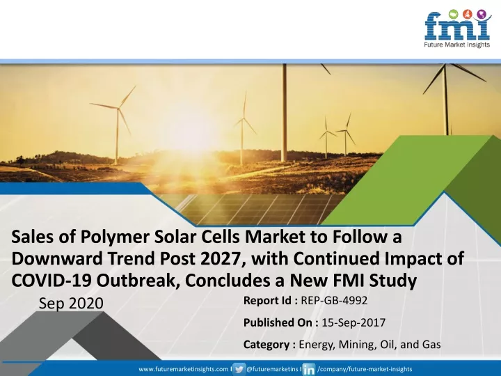 sales of polymer solar cells market to follow