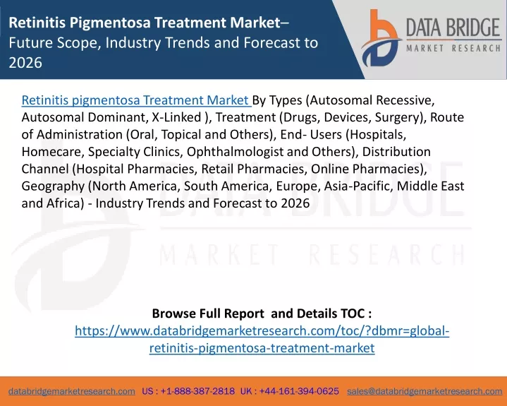 retinitis p igmentosa treatment market future