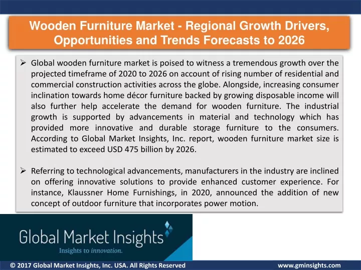 wooden furniture market regional growth drivers