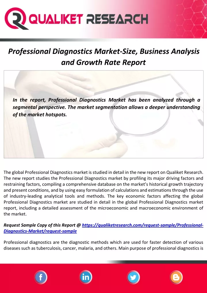 professional diagnostics market size business