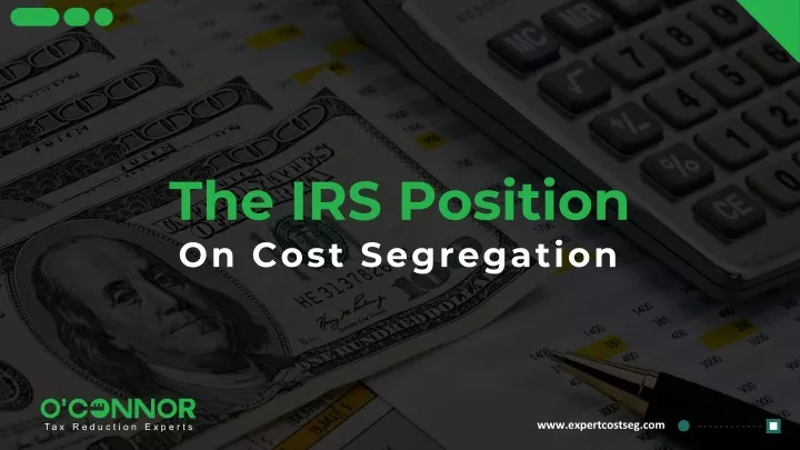 the irs position on cost segregation