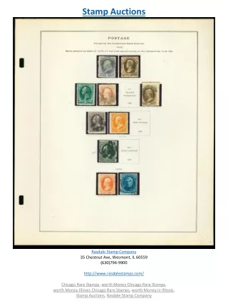 stamp auctions