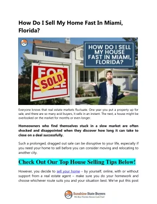 Buy Houses Florida