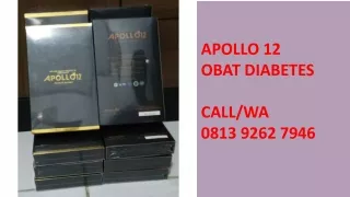 Jual Pengobatan Diabetes Ampuh Apollo 12  0813 9262 7946 di Boalemo Provinsi Gorontalo